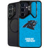 NFL Carolina Panthers Distressed Alternate Galaxy S24 FE Kickstand Case