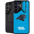NFL Carolina Panthers Distressed Alternate Galaxy S25 Kickstand Case