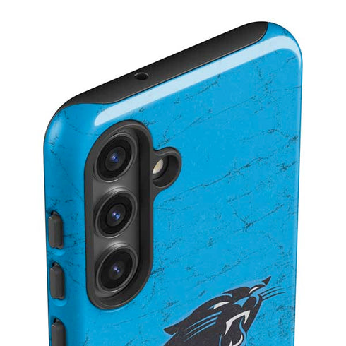 NFL Carolina Panthers Distressed Alternate Galaxy S25 Plus Impact Case