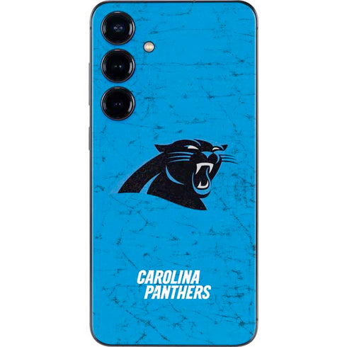 NFL Carolina Panthers Distressed Alternate Galaxy S25 Skin