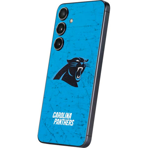 NFL Carolina Panthers Distressed Alternate Galaxy S25 Skin