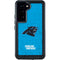 NFL Carolina Panthers Distressed Alternate Galaxy S24 Waterproof Case