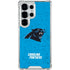 NFL Carolina Panthers Distressed Alternate Galaxy S25 Ultra Clear Case