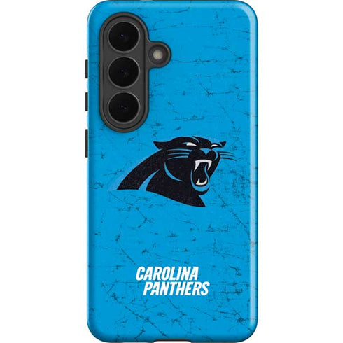 NFL Carolina Panthers Distressed Alternate Galaxy S26 Plus Impact Case