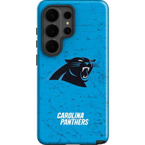 NFL Carolina Panthers Distressed Alternate Galaxy S26 Ultra Impact Case