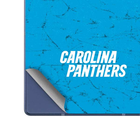 NFL Carolina Panthers Distressed Alternate Galaxy Z Fold6 Skin
