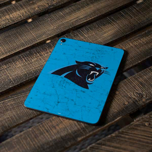 NFL Carolina Panthers Distressed Alternate Apple iPad Pro Skin