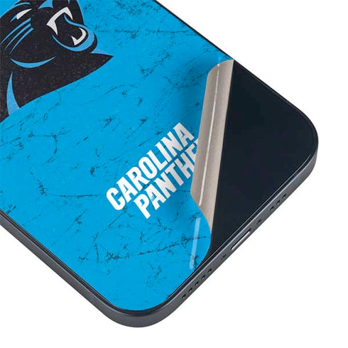 NFL Carolina Panthers Distressed Alternate iPhone Skins