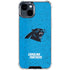 NFL Carolina Panthers Distressed Alternate iPhone 15 Clear Case