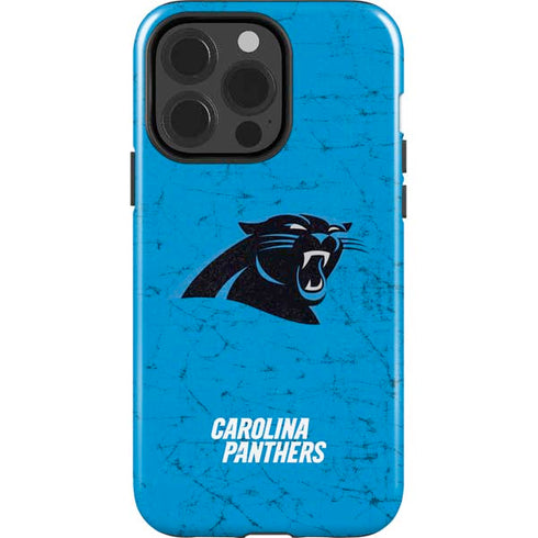 NFL Carolina Panthers Distressed Alternate iPhone 15 Pro Impact Case