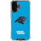 NFL Carolina Panthers Distressed Alternate iPhone 16 Clear Case