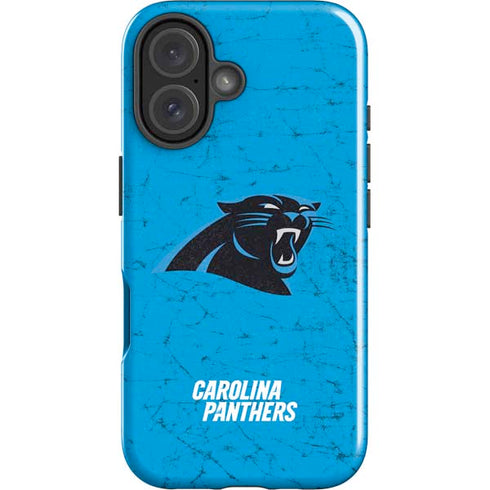 NFL Carolina Panthers Distressed Alternate iPhone 16 Impact Case
