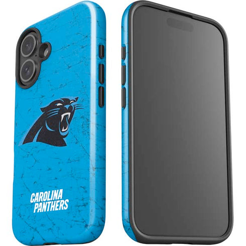 NFL Carolina Panthers Distressed Alternate iPhone 16 Impact Case