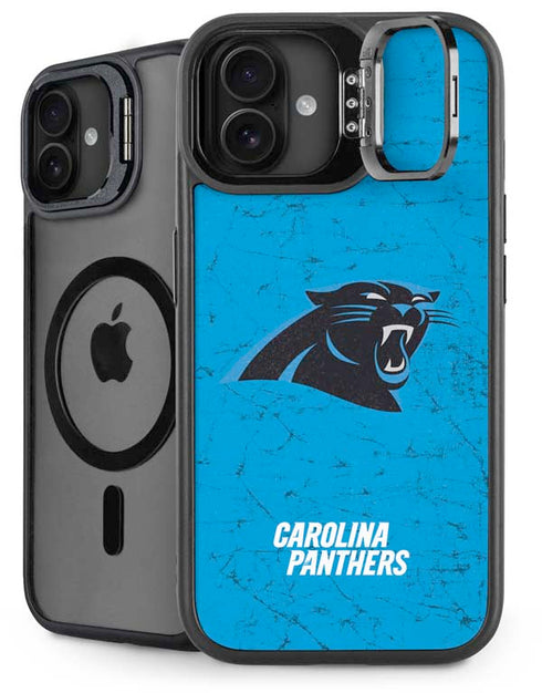 NFL Carolina Panthers Distressed Alternate iPhone 16 Plus Kickstand Case