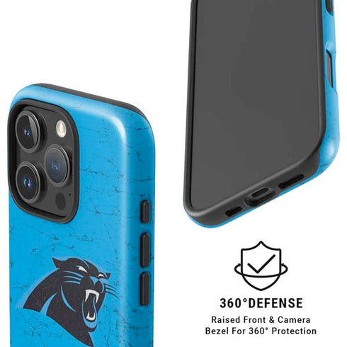 NFL Carolina Panthers Distressed Alternate iPhone 16 Pro Max Magsafe Impact Case