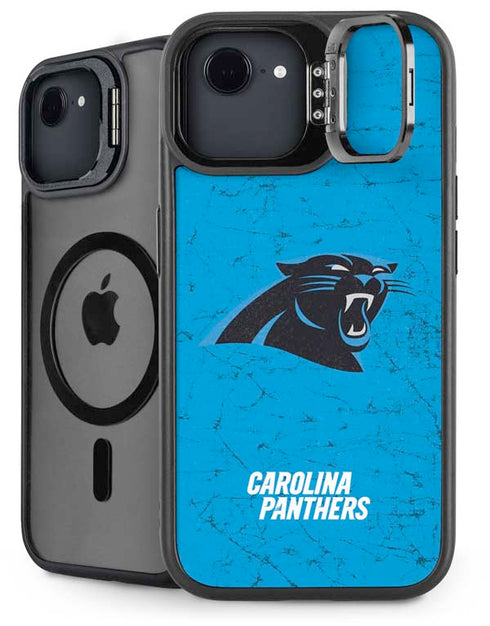 NFL Carolina Panthers Distressed Alternate iPhone 16e Kickstand Case