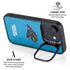 NFL Carolina Panthers Distressed Alternate iPhone 16e Kickstand Case