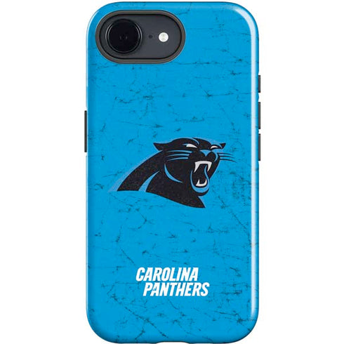 NFL Carolina Panthers Distressed Alternate iPhone 16e Impact Case