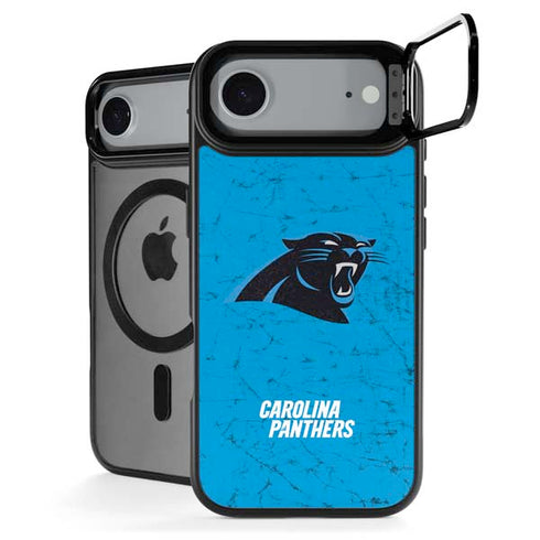 NFL Carolina Panthers Distressed Alternate iPhone 17 Air Kickstand Case
