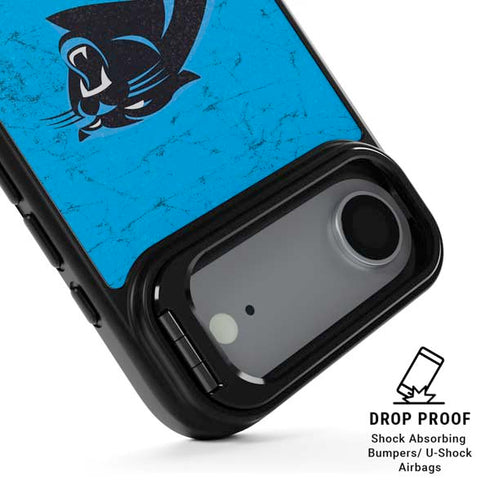 NFL Carolina Panthers Distressed Alternate iPhone 17 Air Kickstand Case