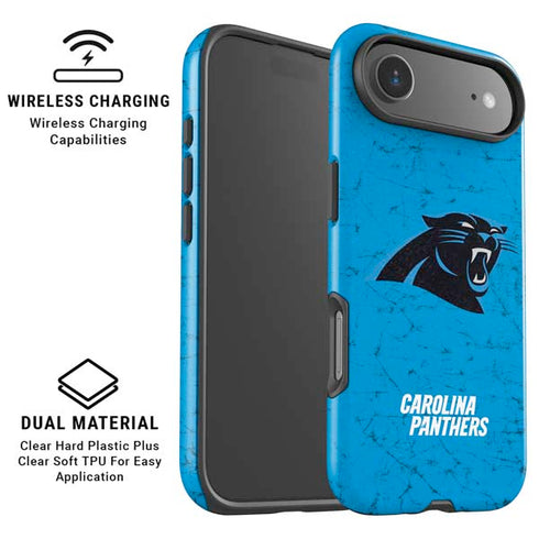 NFL Carolina Panthers Distressed Alternate iPhone 17 Air Magsafe Impact Case