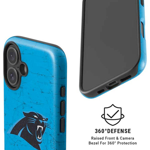 NFL Carolina Panthers Distressed Alternate iPhone 17 Magsafe Impact Case