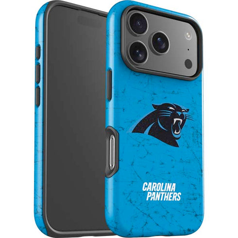 NFL Carolina Panthers Distressed Alternate iPhone 17 Pro Impact Case