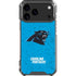 NFL Carolina Panthers Distressed Alternate iPhone 17 Pro Max Clear Case