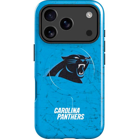 NFL Carolina Panthers Distressed Alternate iPhone 17 Pro Max Magsafe Impact Case