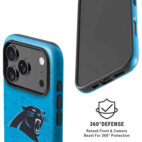 NFL Carolina Panthers Distressed Alternate iPhone 17 Pro Max Magsafe Impact Case