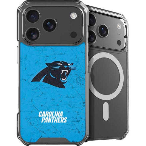 NFL Carolina Panthers Distressed Alternate iPhone 18 Pro Max MagSafe Case