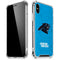 NFL Carolina Panthers Distressed Alternate iPhone X/XS Clear Case