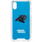 NFL Carolina Panthers Distressed Alternate iPhone XS Clear Case