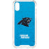 NFL Carolina Panthers Distressed Alternate iPhone XS Clear Case