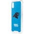 NFL Carolina Panthers Distressed Alternate iPhone XS Clear Case