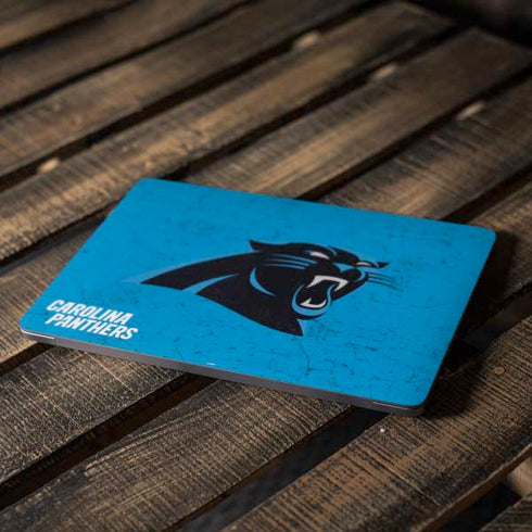 NFL Carolina Panthers Distressed Alternate Apple MacBook Air Skin