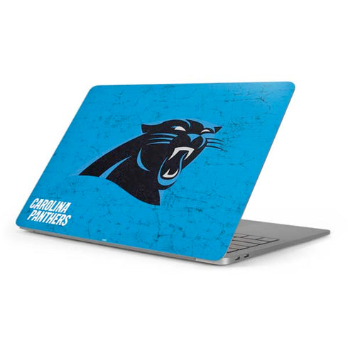 NFL Carolina Panthers Distressed Alternate Apple MacBook Pro 16-inch Skin