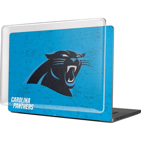 NFL Carolina Panthers Distressed Alternate MacBook Cases