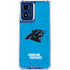 NFL Carolina Panthers Distressed Alternate Moto G Play 4G (2024) Clear Case