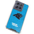 NFL Carolina Panthers Distressed Alternate Moto G Play 5G (2025) Clear Case