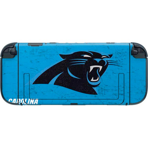 NFL Carolina Panthers Distressed Alternate Nintendo Switch 2 (2025) with Joy-Con Skin