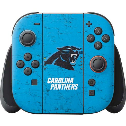 NFL Carolina Panthers Distressed Alternate Nintendo Skins