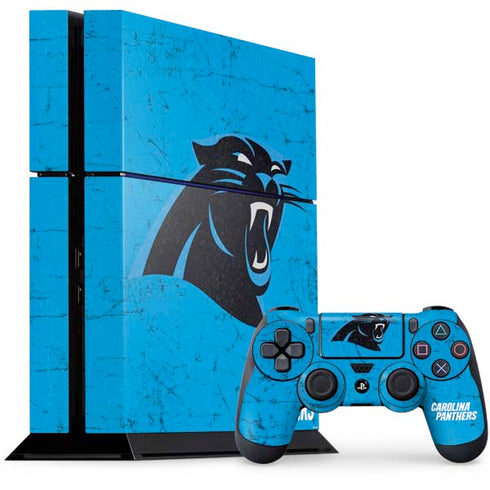 NFL Carolina Panthers Distressed Alternate PlayStation PS4 Skins