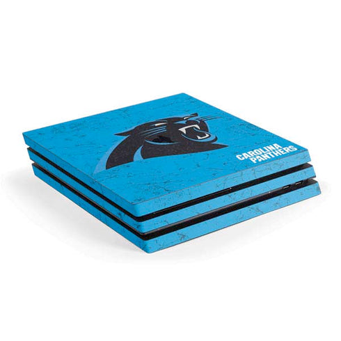 NFL Carolina Panthers Distressed Alternate PlayStation PS4 Skins