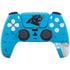 NFL Carolina Panthers Distressed Alternate PS5 Pro Disk Bundle Skin