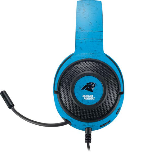 NFL Carolina Panthers Distressed Alternate Razer Kraken X Skin