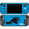 NFL Carolina Panthers Distressed Alternate Steam Deck Handheld Gaming Computer OLED Skin
