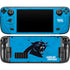 NFL Carolina Panthers Distressed Alternate Steam Deck Handheld Gaming Computer OLED Skin