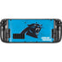 NFL Carolina Panthers Distressed Alternate Steam Deck Handheld Gaming Computer OLED Skin