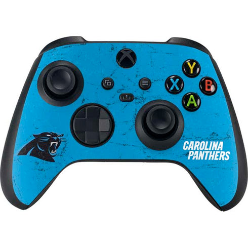 NFL Carolina Panthers Distressed Alternate Xbox Series X Skins